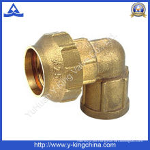 Hembra de rosca de latón de compresión de codos / Spanish Pipe Fitting (YD-6045)